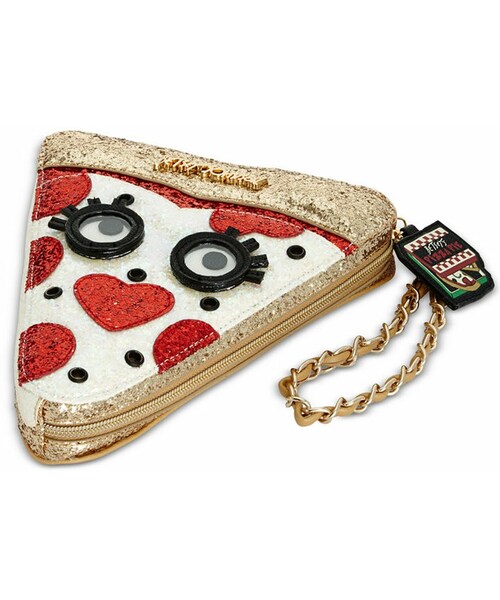 betsey johnson pizza wristlet