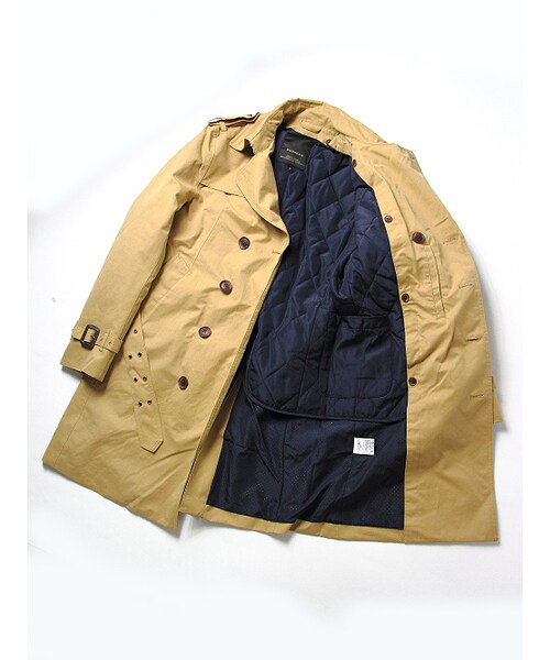 JACKROSE(ジャックローズ)の「はっ水防風ライナー付きトレンチ(ジャケット/アウター・メンズ・ブラック/ベージュ・M/L/XL)」の18枚目の写真