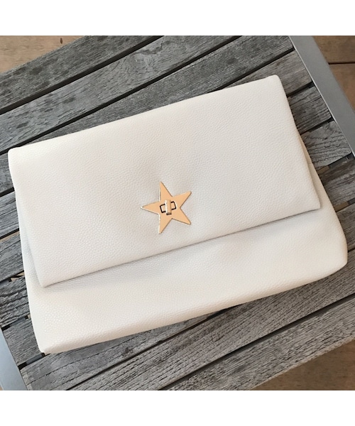 copine（コピン）の「星型スタッズプレート2WAYクラッチバッグ 