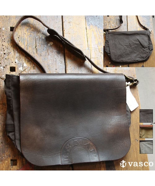 vasco（ヴァスコ）の「[INS5164] vasco キャンバス×レザー メール 