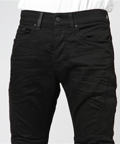 MARCELO BURLON（マルセロ・バーロン）の「MARCELO BURLON バイカースリムフィットデニム（デニムパンツ・メンズ・ブラック・28/29/30）」の4枚目の写真