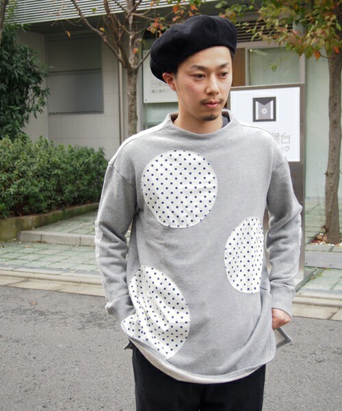 FRAPBOIS（フラボア）の「スローン（Tシャツ/カットソー・メンズ・グレー/ネイビー・2）」の2枚目の写真