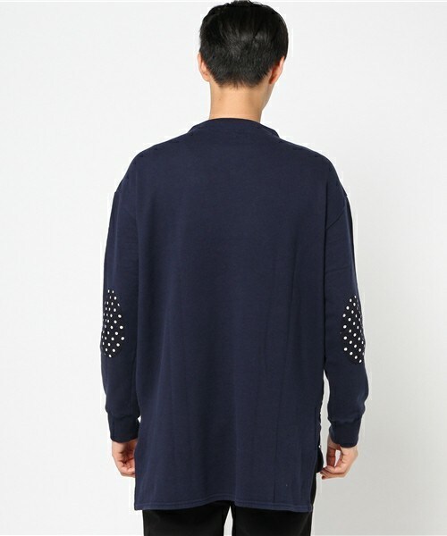 FRAPBOIS（フラボア）の「スローン（Tシャツ/カットソー・メンズ・グレー/ネイビー・2）」の4枚目の写真