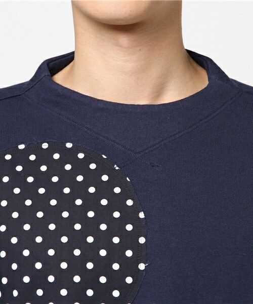 FRAPBOIS（フラボア）の「スローン（Tシャツ/カットソー・メンズ・グレー/ネイビー・2）」の5枚目の写真