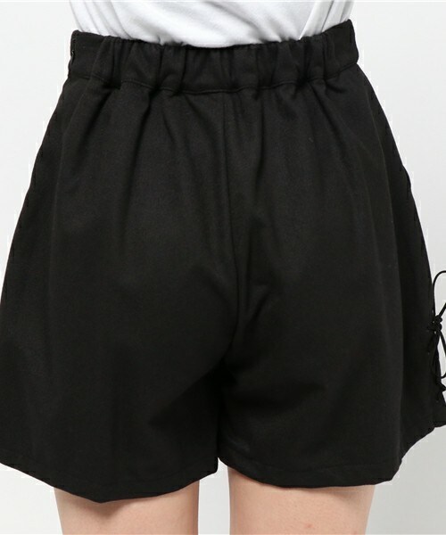 archives（アルシーヴ）の「裾レースアップショートパンツ（その他パンツ・レディース・ブラック/ダークブラウン/ベージュ・MEDIUM）」の8枚目の写真