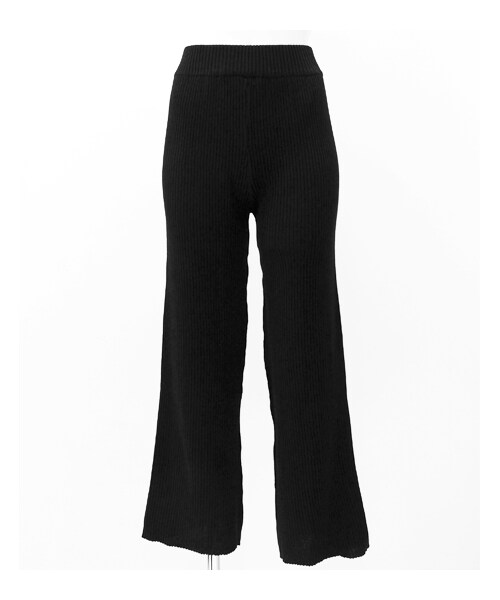 ANAP（アナップ）の「リブカーディガン+パンツSET（パンツ・レディース・ブラック/ベージュ・one size）」の13枚目の写真