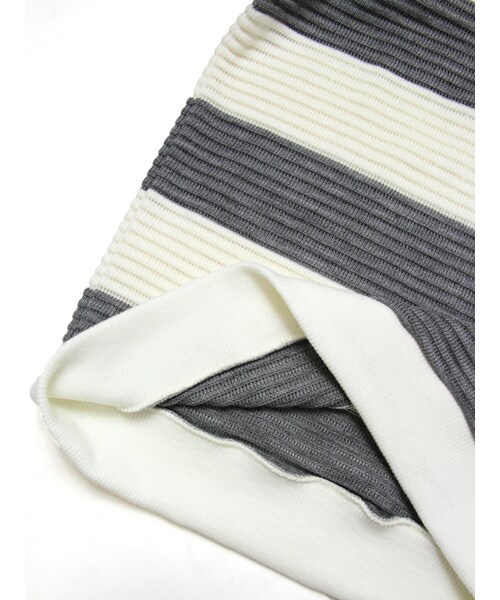 JACKROSE（ジャックローズ）の「×Luv maison リップルボーダーUニット（トップス・メンズ・ブラック/グレー・M/L）」の14枚目の写真