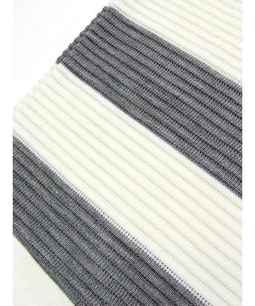 JACKROSE（ジャックローズ）の「×Luv maison リップルボーダーUニット（トップス・メンズ・ブラック/グレー・M/L）」の15枚目の写真