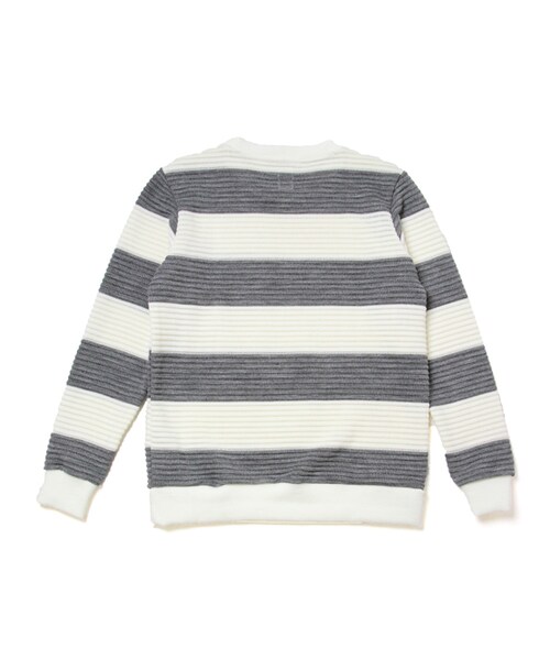 JACKROSE（ジャックローズ）の「×Luv maison リップルボーダーUニット（トップス・メンズ・ブラック/グレー・M/L）」の17枚目の写真