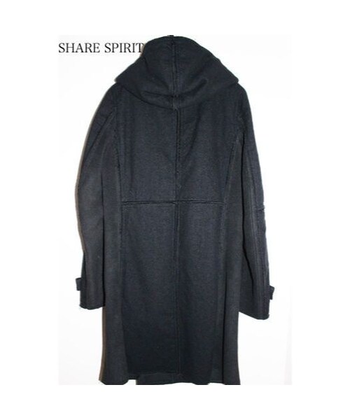 シェアスピリット/コート/S/ウール/BLK
