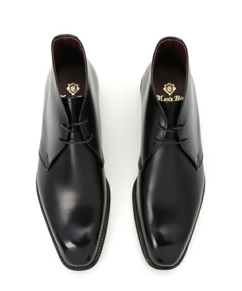 MEN'S BIGI（メンズビギ）の「チャッカブーツ/スムースレザー＆スエード（ブーツ・メンズ・ブラック/ダークブラウン/キャメル・S/M/L）」の7枚目の写真