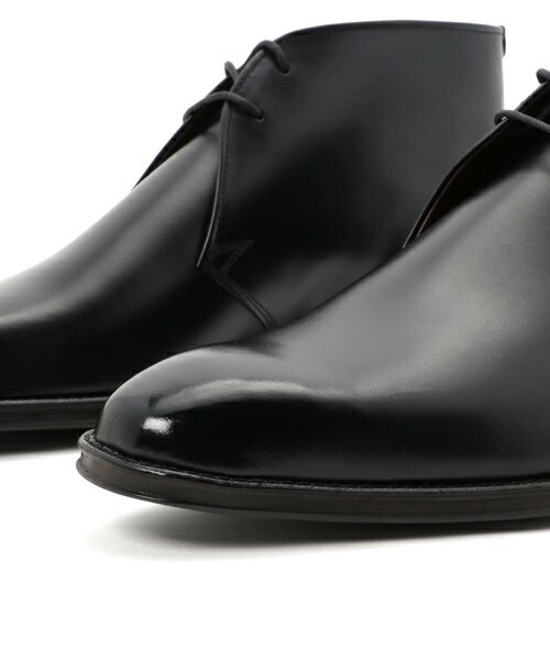 MEN'S BIGI（メンズビギ）の「チャッカブーツ/スムースレザー＆スエード（ブーツ・メンズ・ブラック/ダークブラウン/キャメル・S/M/L）」の8枚目の写真