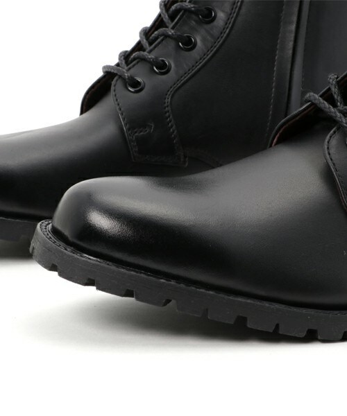 MEN'S BIGI（メンズビギ）の「レースアップ ワークブーツ（ブーツ・メンズ・ブラック/ダークブラウン・S/M/L）」の7枚目の写真