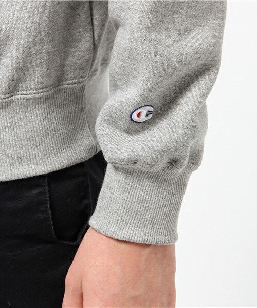 Champion（チャンピオン）の「ACTION STYLE PULLOVER HOODED SWEAT C3-E127（パーカー・メンズ・グレー/ネイビー・SMALL/MEDIUM/LARGE/X-LARGE）」の6枚目の写真