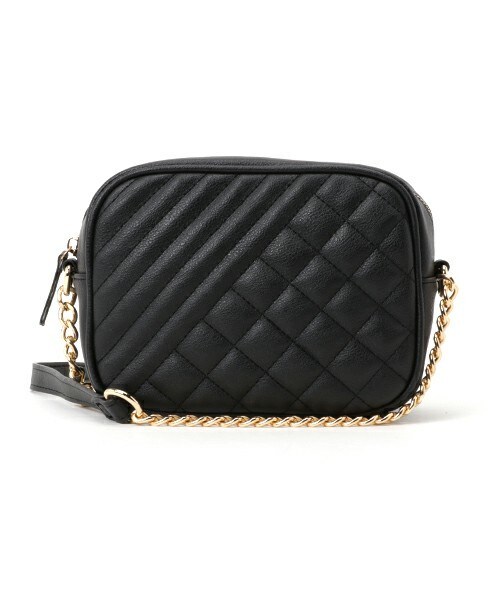 archives（アルシーヴ）の「切替キルティングミニショルダー（ショルダーバッグ・レディース・ブラック/ベージュ/レッド・MEDIUM）」の2枚目の写真