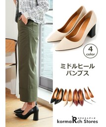 KORMARCH | ミドルヒールパンプス(パンプス)