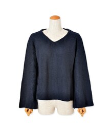 flower | lady flare knit ～ﾚﾃﾞｨﾌﾚｱﾆｯﾄ(ニット/セーター)