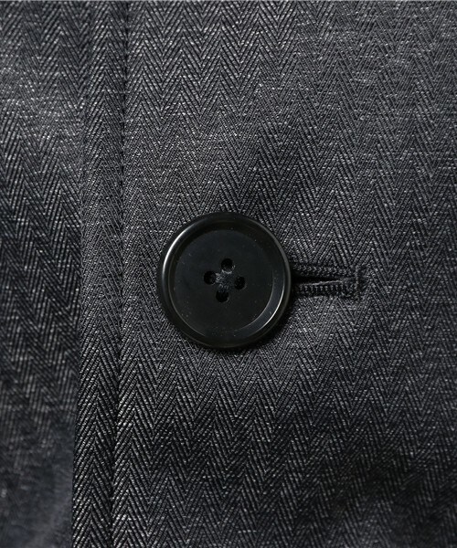 【メンズビギ（MEN'S BIGI）】 メランジヘリンボーン　ボンディングコート　メンズLサイズ　ネイビー CROWDED CLOSET（クラウデッドクローゼット）の「メランジ調