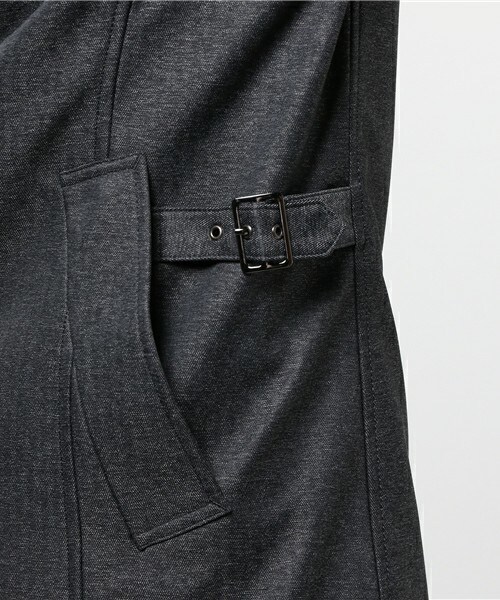 【メンズビギ（MEN'S BIGI）】 メランジヘリンボーン　ボンディングコート　メンズLサイズ　ネイビー CROWDED CLOSET（クラウデッドクローゼット）の「メランジ調