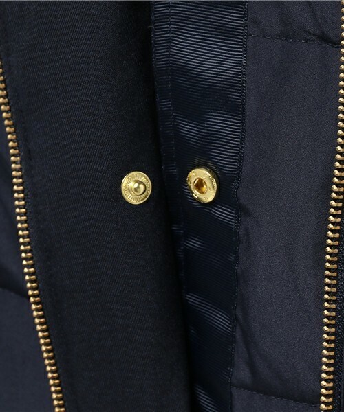 actuel(アクチュエル)の「異素材ダウンベスト(ダウンベスト・レディース・チャコールグレー/ネイビー・FREE)」の9枚目の写真