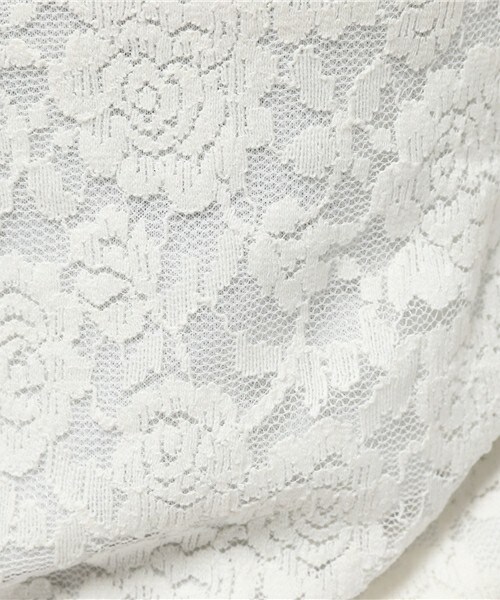 archives（アルシーヴ）の「総レースハイネックプルオーバー（Tシャツ/カットソー・レディース・オフホワイト/ブラック/ブラウン・MEDIUM）」の11枚目の写真