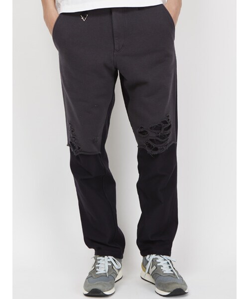 WHIZLIMITED（ウィズリミテッド）の「LAYERED PANTS（パンツ・GRAY/NAVY/BLACK・M/L）」の6枚目の写真