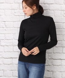 LEPSIM | リブタートルインナーＬＳ(トップス)