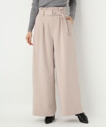 A part by | P/PUウエストタックワイドパンツ(パンツ)