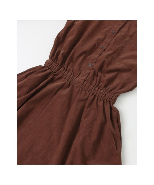 URBAN RESEARCH DOORS（アーバンリサーチドアーズ）の「【予約】コーデュロイシャツワンピース（ワンピース/ドレス・レディース・CAMEL/NAVY/BROWN・one）」の19枚目の写真