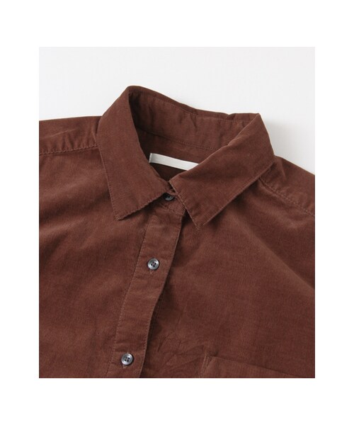 URBAN RESEARCH DOORS（アーバンリサーチドアーズ）の「【予約】コーデュロイシャツワンピース（ワンピース/ドレス・レディース・CAMEL/NAVY/BROWN・one）」の17枚目の写真