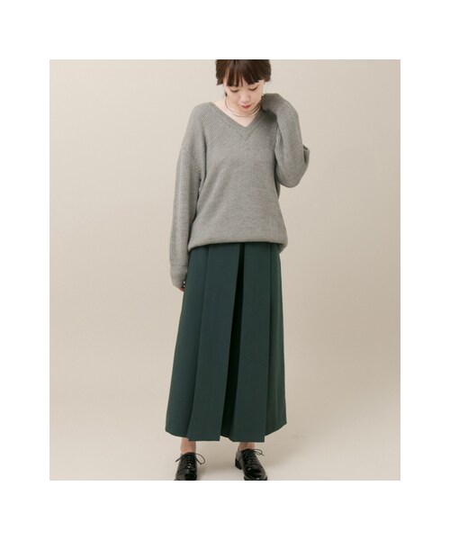 KBF（ケイビーエフ）の「【予約】KBF+ センタータックパンツ（パンツ・レディース・GREEN/BORDEAUX/BLACK・one）」の11枚目の写真