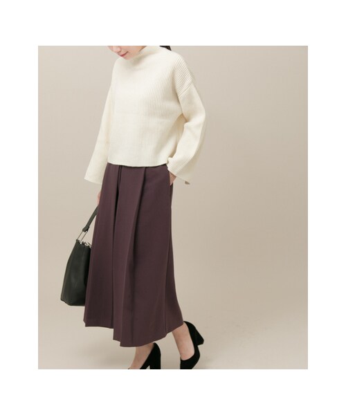 KBF（ケイビーエフ）の「【予約】KBF+ センタータックパンツ（パンツ・レディース・GREEN/BORDEAUX/BLACK・one）」の8枚目の写真