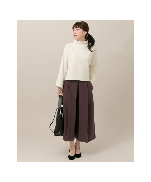 KBF（ケイビーエフ）の「【予約】KBF+ センタータックパンツ（パンツ・レディース・GREEN/BORDEAUX/BLACK・one）」の9枚目の写真