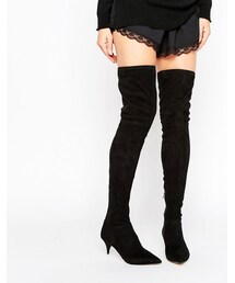 ALDO | ALDO Beilla Point Mid Heeled Over the Knee Boots(ブーツ)