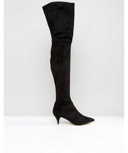ALDO（アルド）の「ALDO Beilla Point Mid Heeled Over the Knee Boots（ブーツ・レディース・Black・US 6/US 5/US 8/US 10/US 7/US 9）」の3枚目の写真