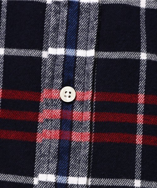 FREDY&GLOSTER（フレディアンドグロスター）の「シャギーチェックシャツ（シャツ/ブラウス・メンズ・ブラウン系その他/ブルー系その他・S/M/L）」の8枚目の写真