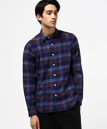 FREDY&GLOSTER | シャギーチェックシャツ(シャツ/ブラウス)