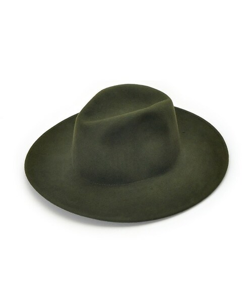 flower（フラワー）の「broad brim hat～ブロードブリムハット（ハット・レディース・brown/khaki・FREE）」の2枚目の写真