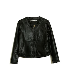 aimoha | フェイクレザーシングルライダースジャケット(ライダースジャケット)