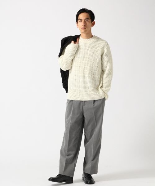 RAGEBLUE（レイジブルー）の「起毛TRストレッチワイドパンツ（パンツ・ブラック/グレー）」の15枚目の写真