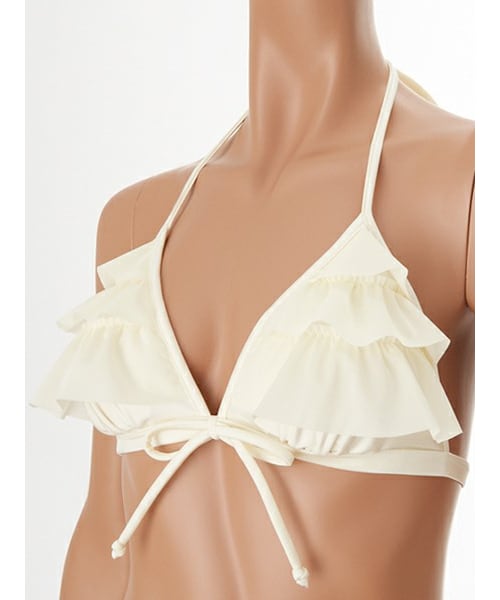 PEAK&PINE（ピークアンドパイン）の「無地フリル三角ビキニ（148016