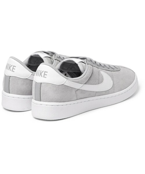 NIKE(ナイキ)の「Nike Bruin Leather-Trimmed Nubuck Sneakers(スニーカー・メンズ・Gray・US10/US10.5/US11/US11.5/US12/US13/US14/US7/US8/US8.5/US9/US9.5)」の7枚目の写真