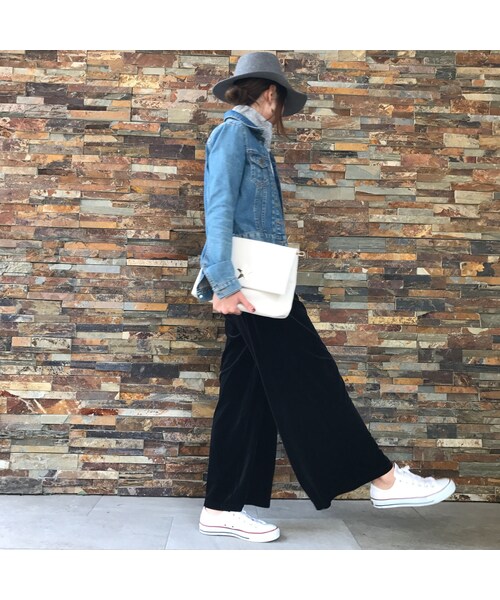 copine(コピン)の「再々入荷!!ベロアワイドパンツ(その他パンツ・レディース・その他)」の12枚目の写真