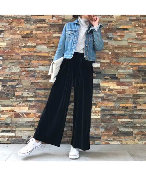 copine(コピン)の「再々入荷!!ベロアワイドパンツ(その他パンツ・レディース・その他)」の9枚目の写真