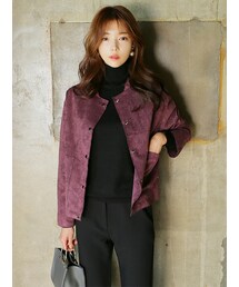 KORMARCH | スエードライクジャケット(その他アウター)