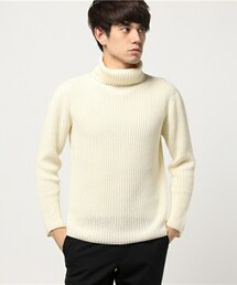 FREDY&GLOSTER | 片畦ホールガーメント タートルネックニット(ニット/セーター)