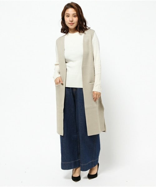 Bab Bou Jeloud バブブージュルード の ロングニットベスト カーディガン ボレロ Wear