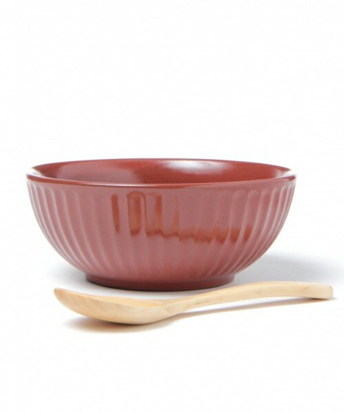 studio CLIP(スタディオクリップ)の「オリジナル シチューボウル スプーン付き(食器/キッチン・レッド/ベージュ/ネイビー)」の4枚目の写真