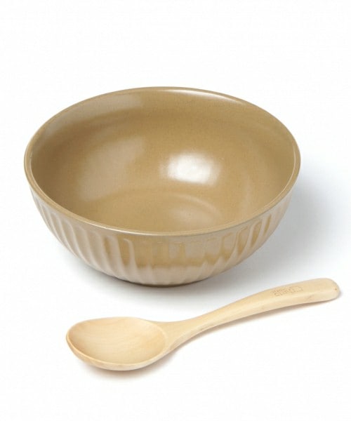 studio CLIP(スタディオクリップ)の「オリジナル シチューボウル スプーン付き(食器/キッチン・レッド/ベージュ/ネイビー)」の2枚目の写真