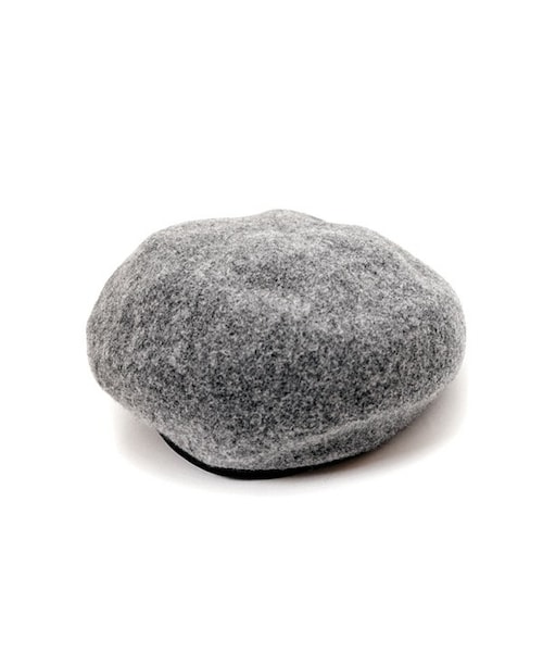 flower（フラワー）の「piping beret～パイピングベレー（ハンチング/ベレー帽・レディース・black/gray/beige/navy・FREE）」の3枚目の写真